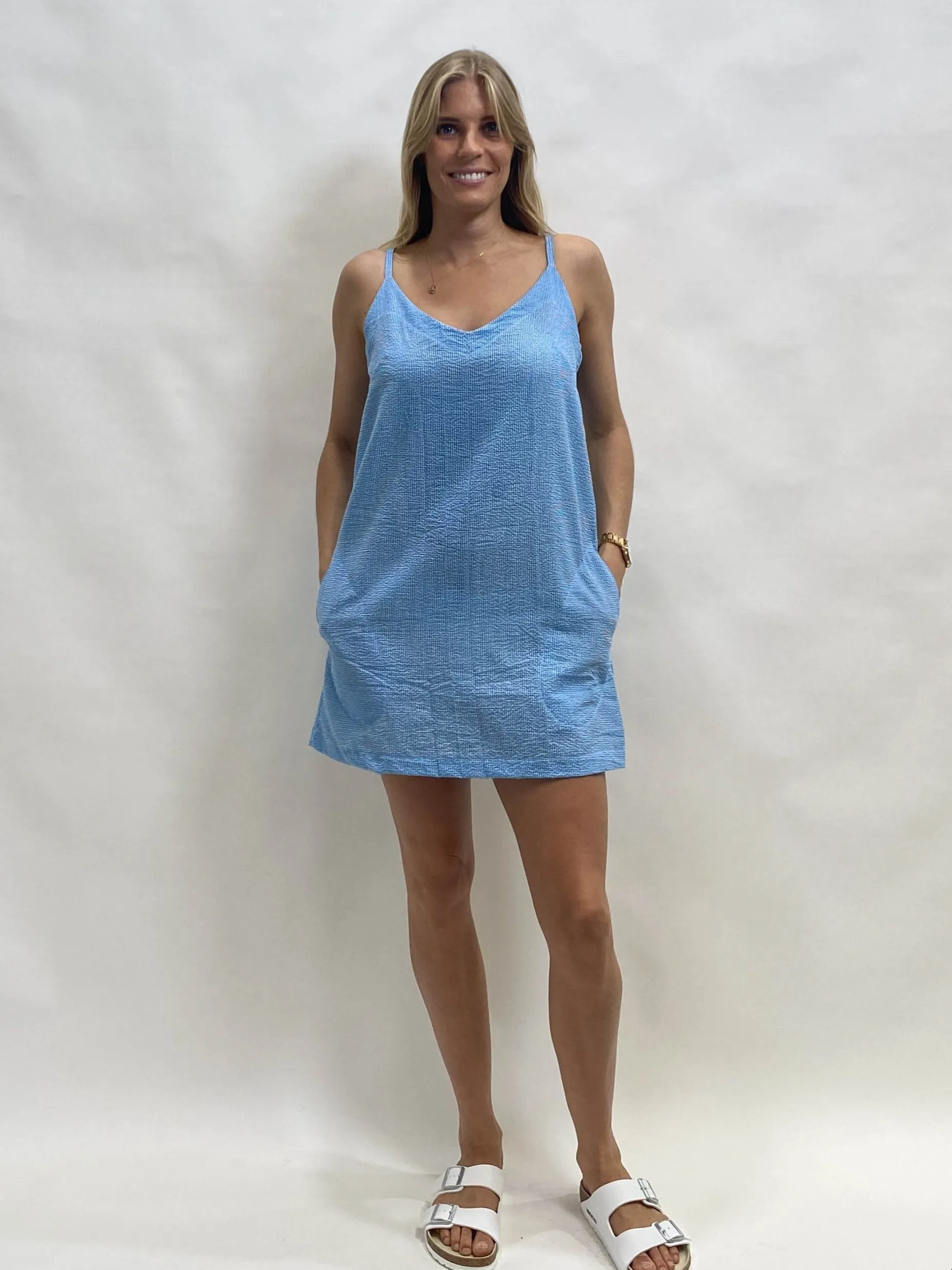 Zellsea Linda V Neck Dress